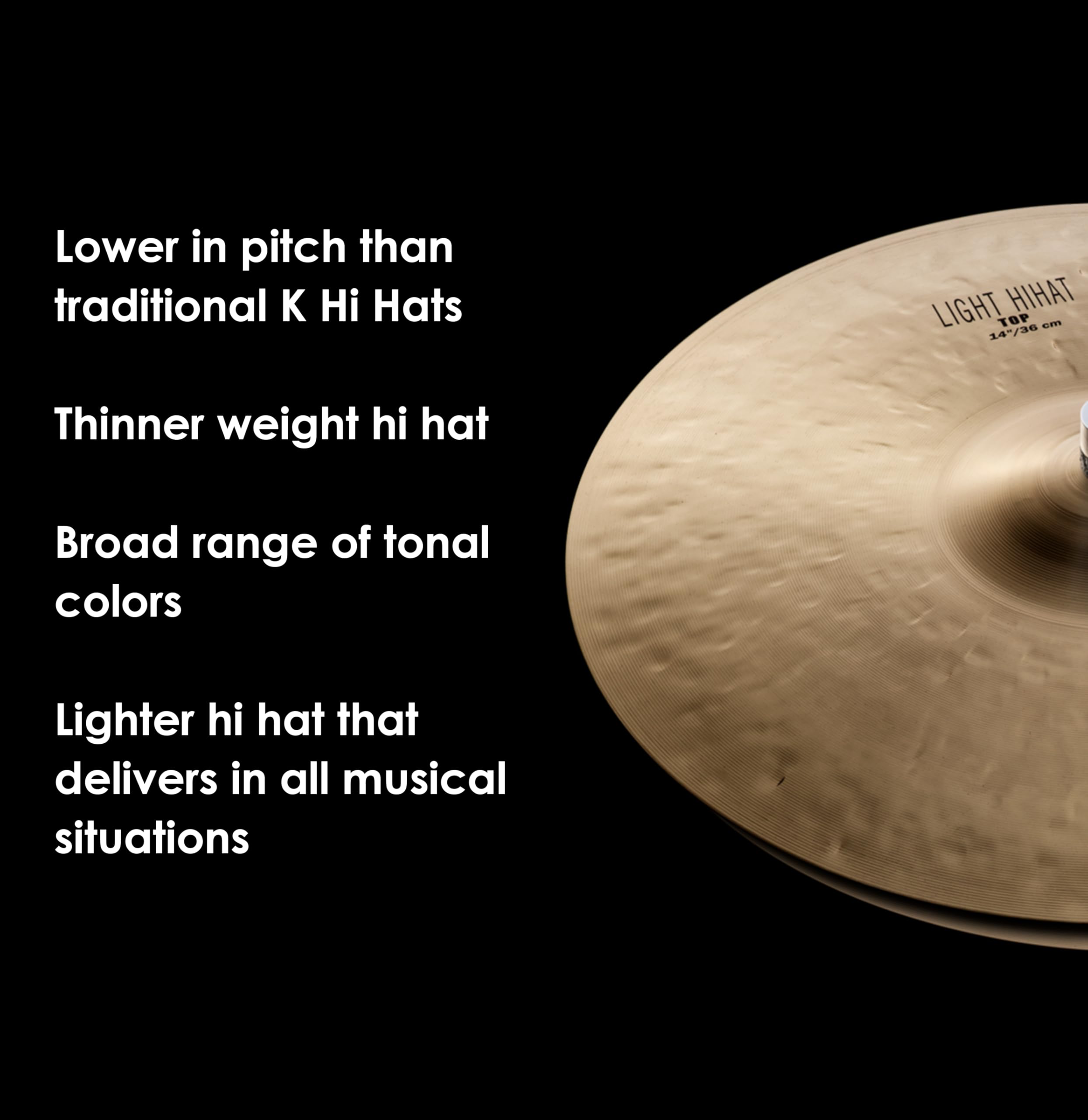 Zildjian K 14-Inch Light Hi-Hat Cymbals Pair : Amazon.ca: Musical