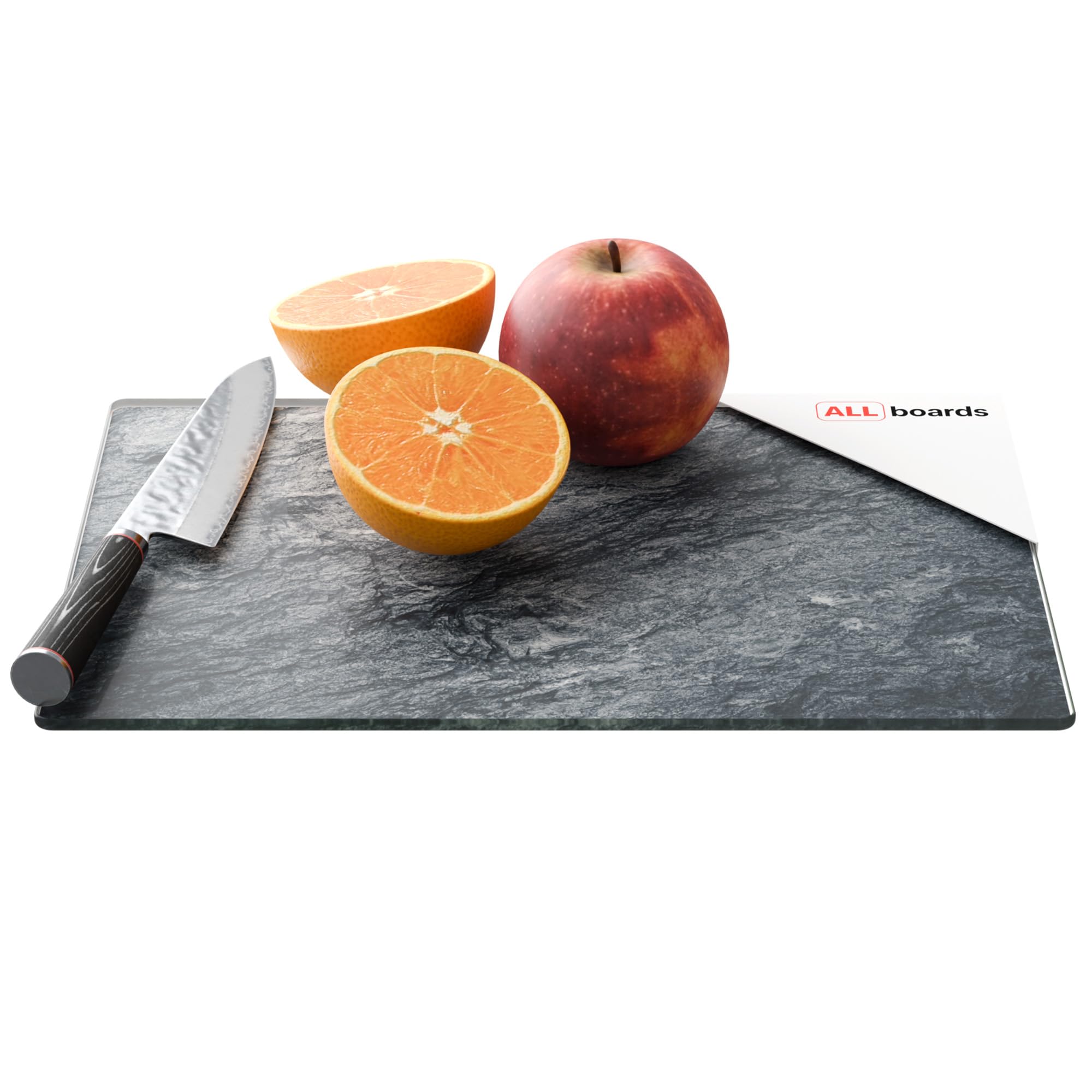 ALLboards Glass Chopping Board GRANITE STONE ROCK FORMATION 30x20cm Cutting Board Splashback Worktop Saver for Kitchen Hob Protection Hot Cover Heat Resistant Multi-Glass Plate Dishes Pad Work Surface — image 1