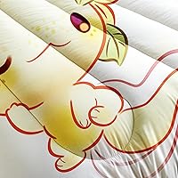 Vista 133 de CVHOUSE Juego de ropa de cama con diseño de panda, juego de edredón individual con panda y 2 fundas de almohada, lindo juego de colcha kawaii