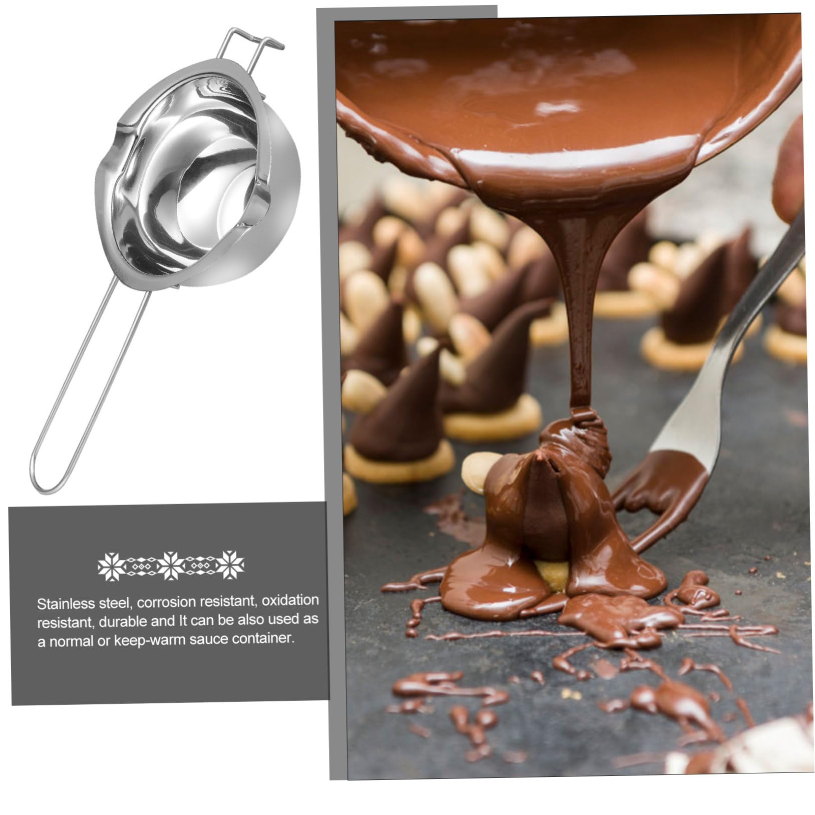 Alipis Candle Making Wax Melting Pot Set Stainless Steel Heat Resistant Ideal for Diy Projects