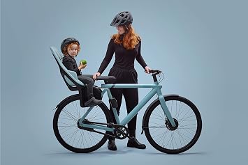 Thule Yepp 2 Mounted Child Bike seat, Adjustable footrests, 5-Point Harness and Easy to Mount Design