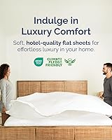 Vista 493 de Sábana encimera de bolsillo profundo, más suave que el algodón egipcio, 1 sábana encimera para colchón tamaño Queen