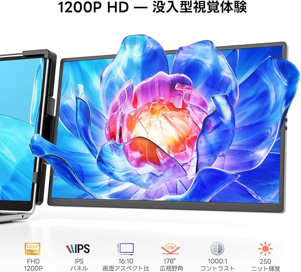 splay 1画面 デュアルディスプレイ 14~17.3インチ Amazon.co.jp: Dopesplay 360°回転 1画面 デュアルディスプレイ