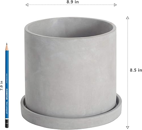 Miniatura 10 de Ekirlin Macetas para plantas de interior macetas de 435 pulgadas con agujeros de drenaje tapón de goma extraíble almohadilla suave antideslizante