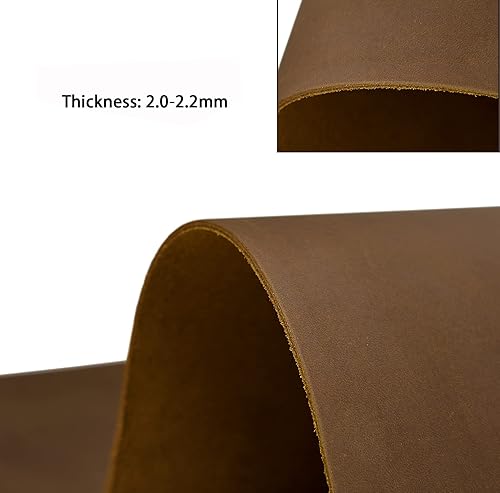 Miniatura 2 de Cuadrado de cuero para estampado de 2.0 mm. (4.5  5 onzas) cuero vacuno grueso de flor completa para artesanías, estampado, costura, bricolaje,