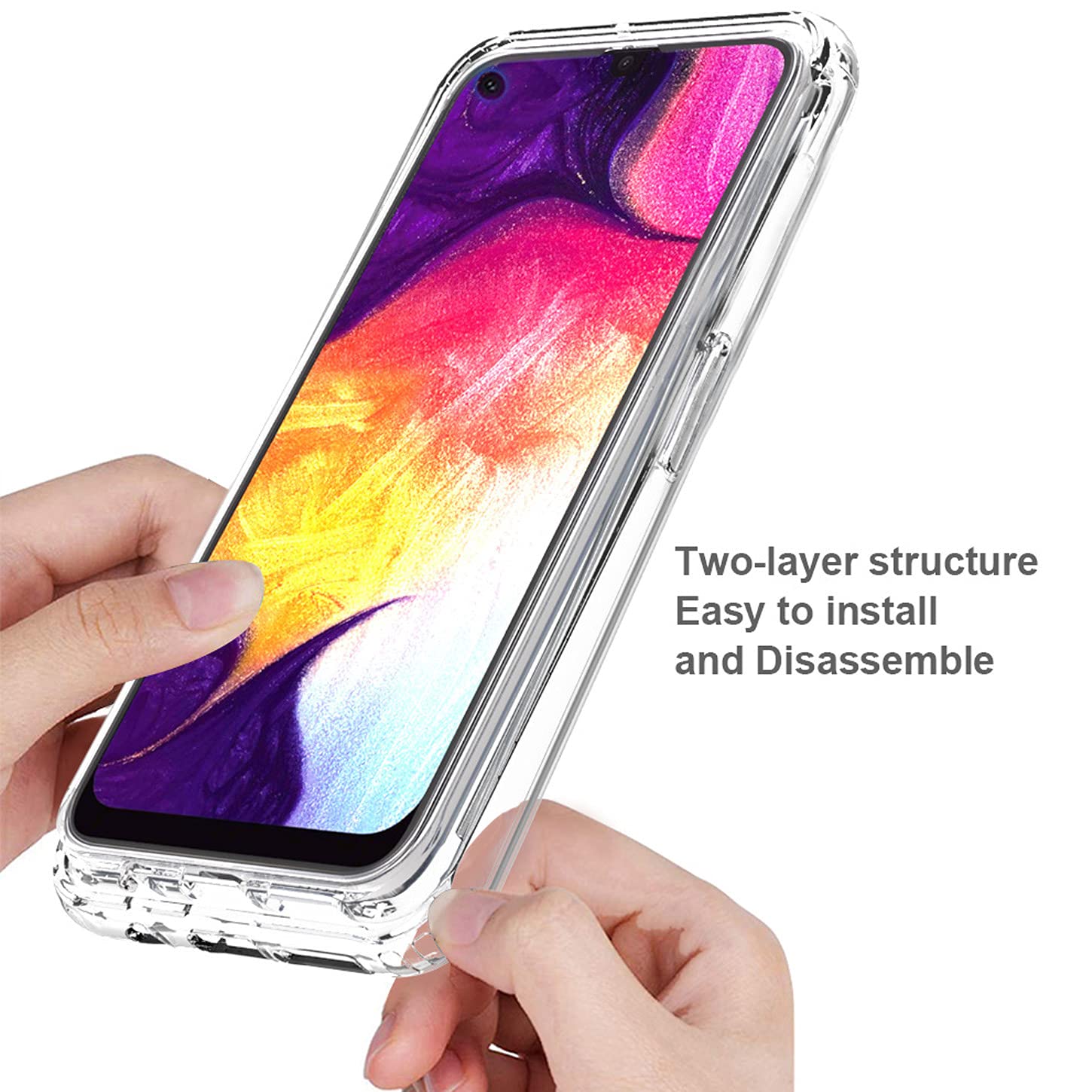 Tianyan Cover per OPPO Find X3 Lite,Dual Layer Armor Antiurto