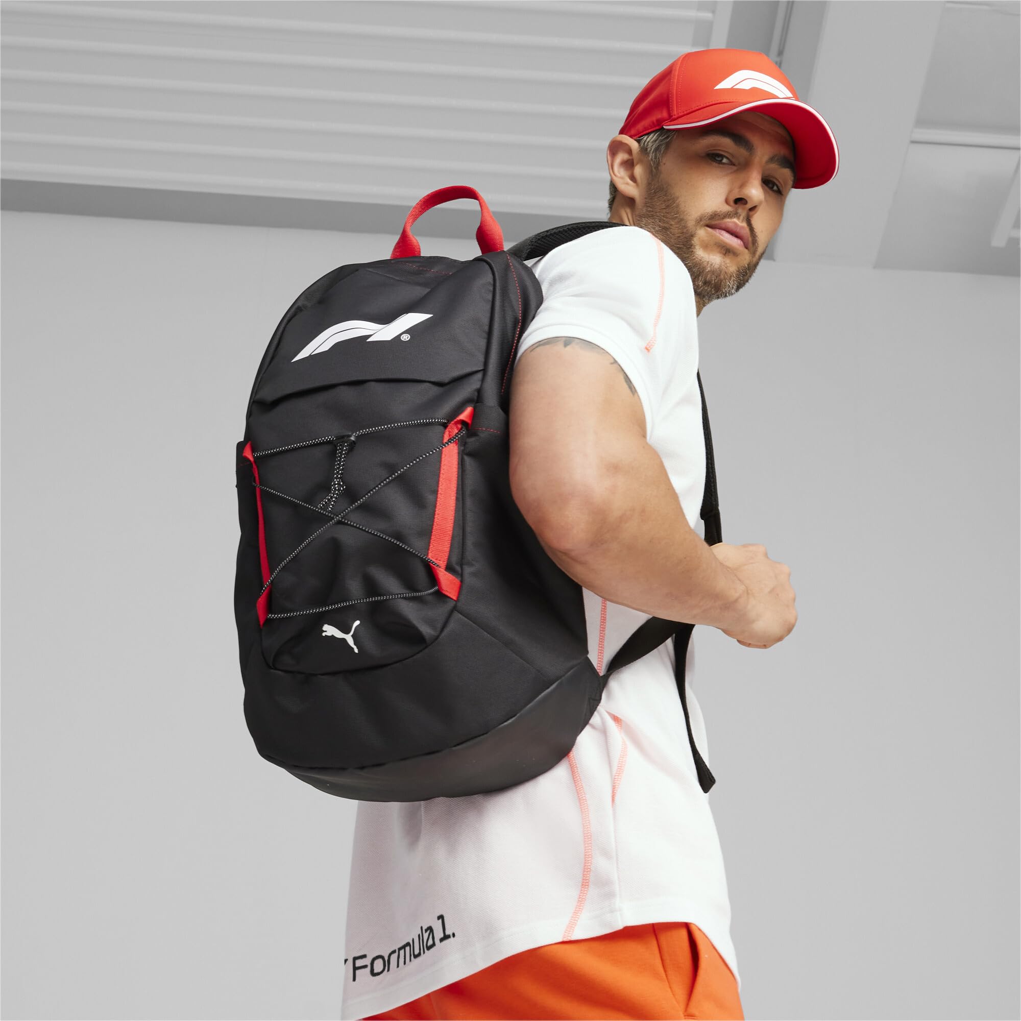PUMA Formel 1 Rucksack mit mehreren Fächern - SchwarzEinheitsgröße