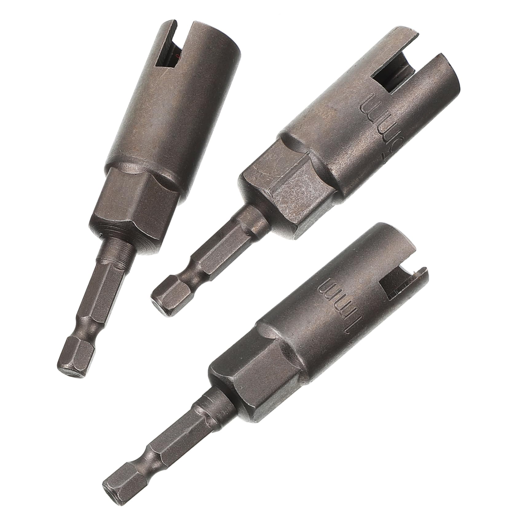 NUOBESTY 5 Set Chiavi Bussole Per Adattatore Per Trapano Elettrico Accessori Per Lavori Su Auto E Al Resistente E Antiruggine 3 Pezzi*5