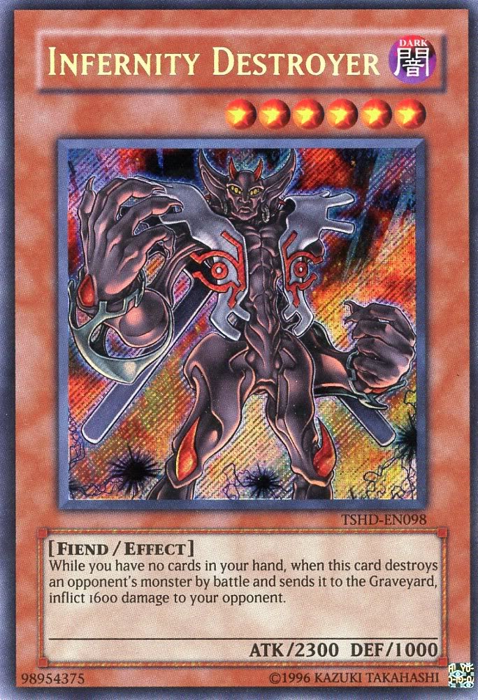 Amazon.com: Yu-Gi-Oh! - Infernity Destroyer (TSHD-EN098