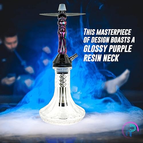 Miniatura 2 de CYRIL Supra Evolution - Color morado de cachimba, acabado de resina brillante de alta calidad, sistema de purga invertida, diseño portátil, ideal