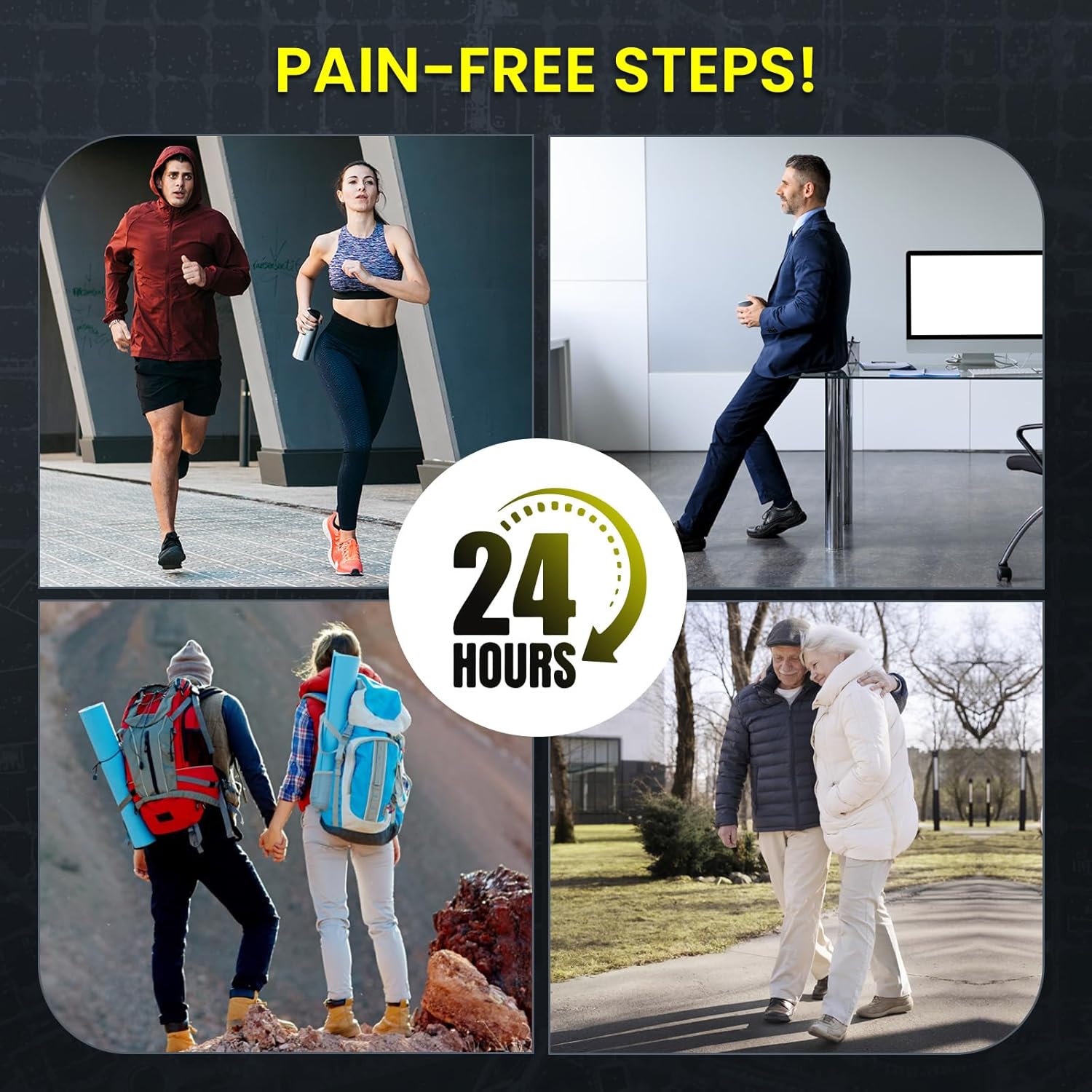 Bukihome Running Insoles for Men & Women –Lightweight Arch Support Inserts for Plantar Fasciitis,Insoles for Standing All Day with Comfort - Size S-Men 7-7.5|Women 8-9 - Image 5