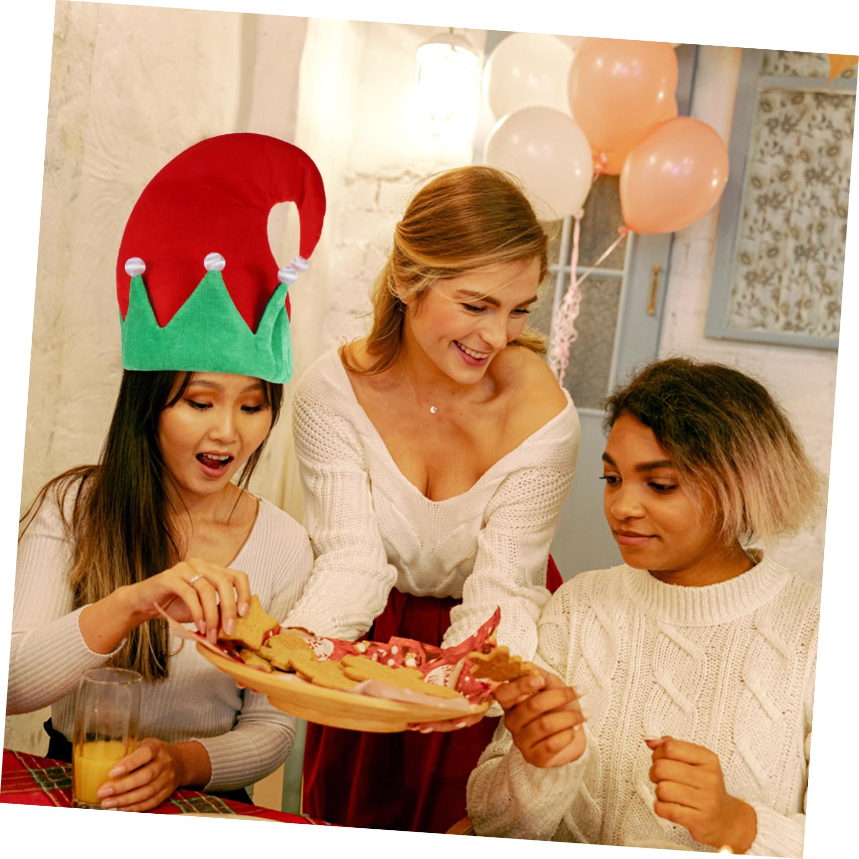 Alipis 4pezzi Natalizi Per Decorazione Per Costume Accessori Per Party e Confortevoli Per Celebrazioni e