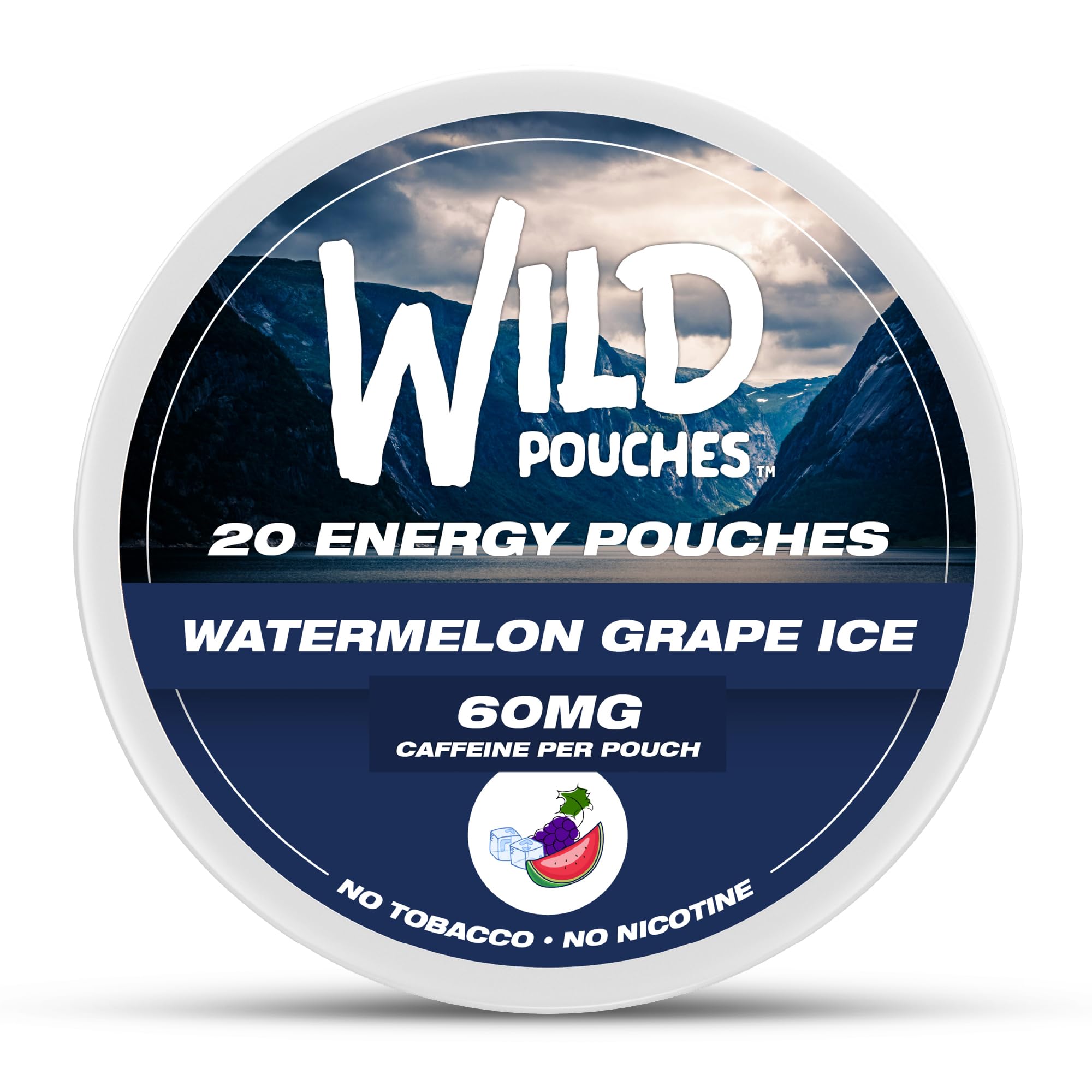 Amazon.com: Wild 60mg Caffeine Pouches Nicotine Free Watermelon
