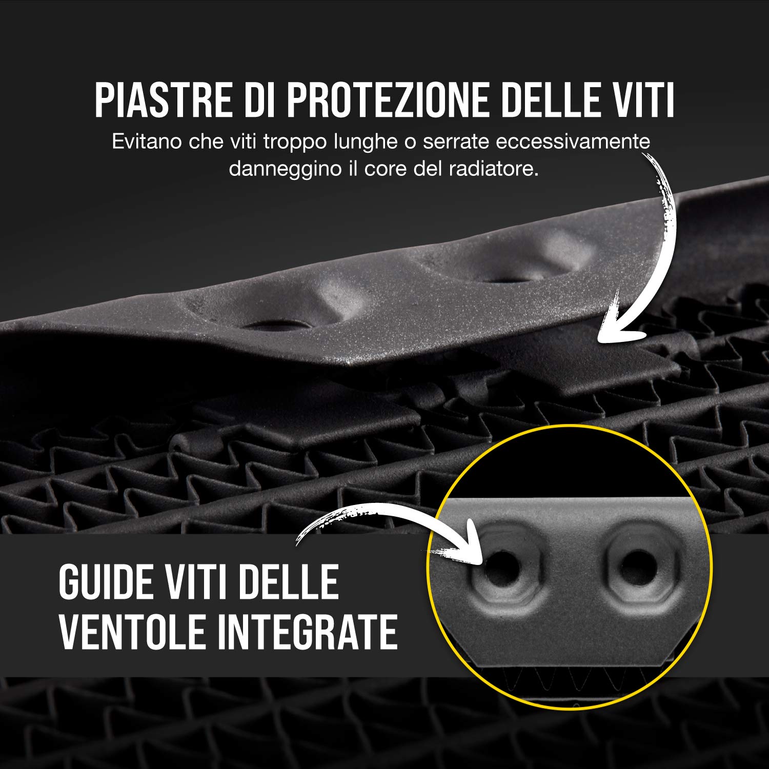 Corsair Hydro X Serie, XR7 240 mm Radiatore Spessore per Raffreddamento a Liquido, Doppi Supporti Ventole da 120 mm, Installazione Struttura di Rame di con Guide delle Viti Delle Ventole, Nero
