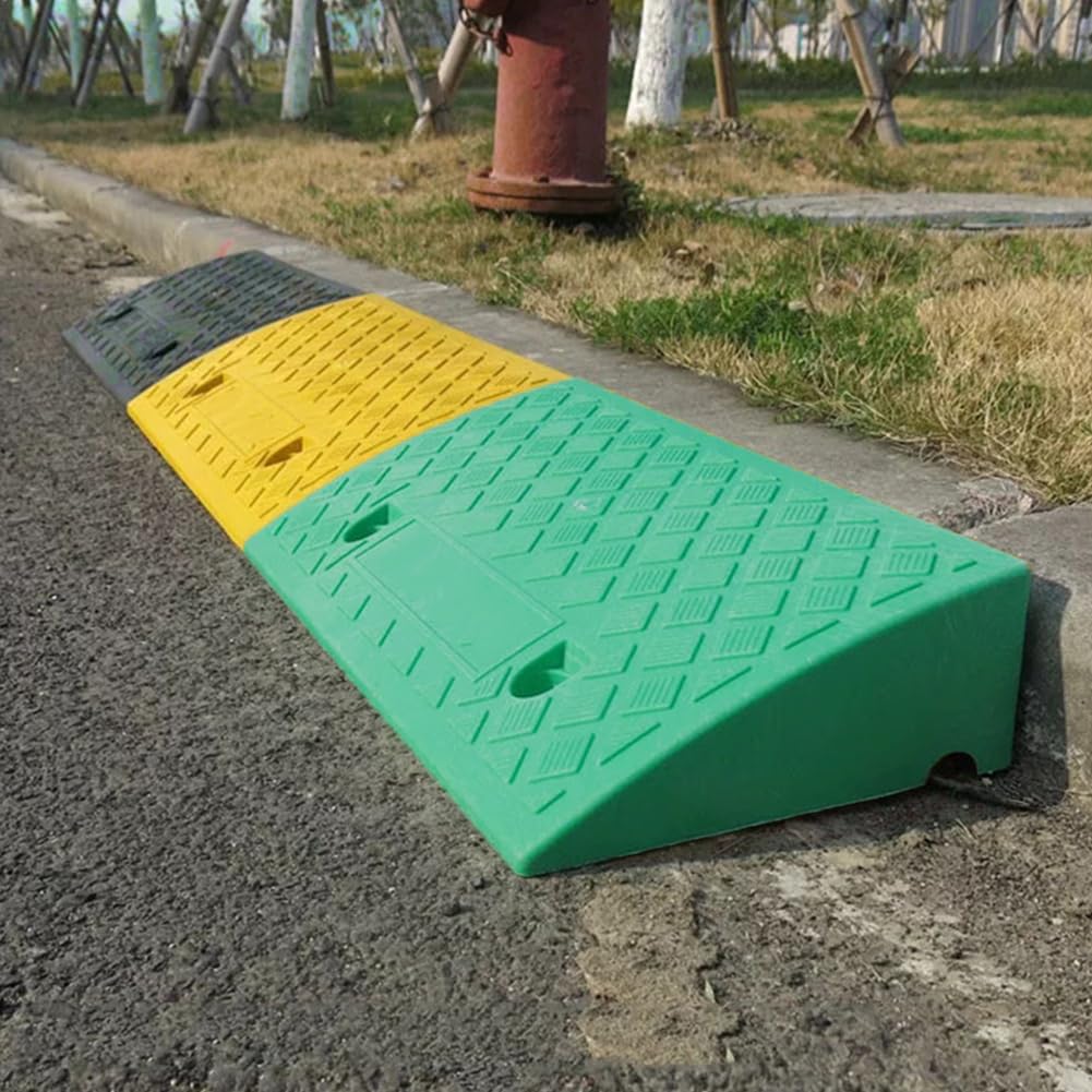 Rampa Per Sedia A Rotelle Per Scalini, 50x27x7cm Rampa Per Auto Per Dosso Garage, Rampa Di Soglia Robusto Per Sedia A Rotelle Auto Moto Bici Porte Scooter Marciapiedi Garage Capannoni