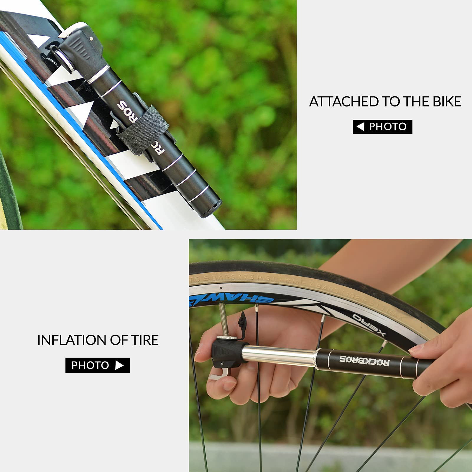 Pompa Elettrica Per Bicicletta Portatile - 120 PSI Max, Spegnimento Automatico, Per Presta E Schrader - Foto 2