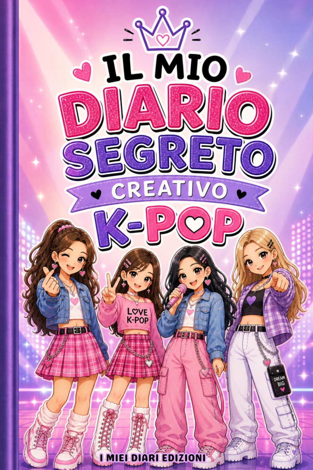 Il mio Diario Segreto Creativo K-POP: Scrivi, colora e crea | Segreti, attività creative e illustrazioni per ogni fan K-pop