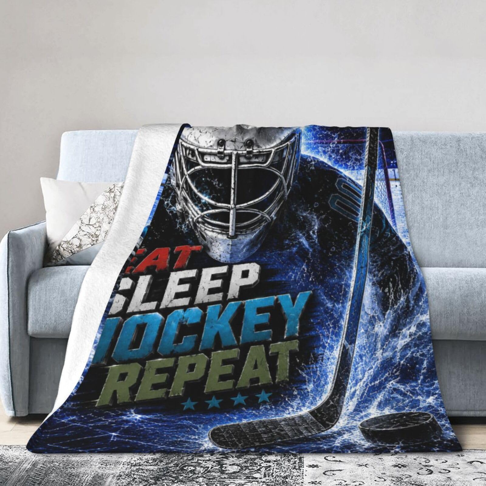 Dynova Hockey Throw Blanket 50"X40"