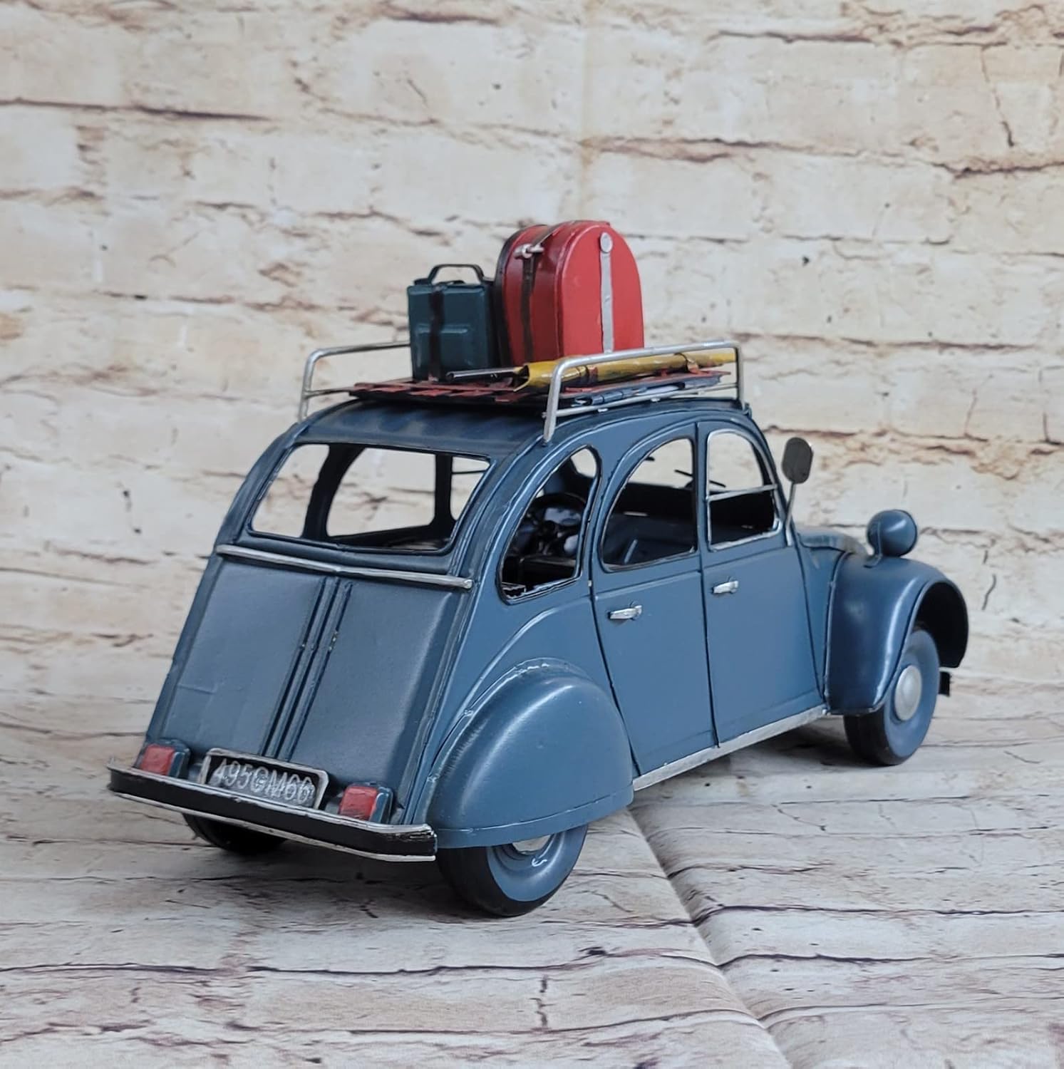 Vintage 1950 Citroen 2cvToy Diecast Model Blue Color Highly Collectible Car Decorative Deal Home Goft by Classy Bronze