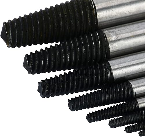 Miniatura 4 de FreeTec Juego de 8 extractores de tornillos de tubería de agua, juego de removedor de tornillos rotos dañados