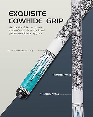 YEUEK Little Monster BD Carbon Fiber Pool Cue Stick,12.5mm Low Deflection Shaft - View #3