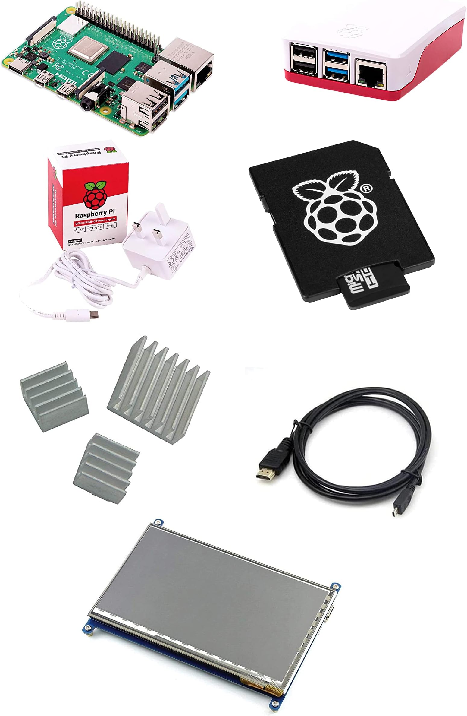 Raspberry Pi 4 8GB + 7in Screen Kit