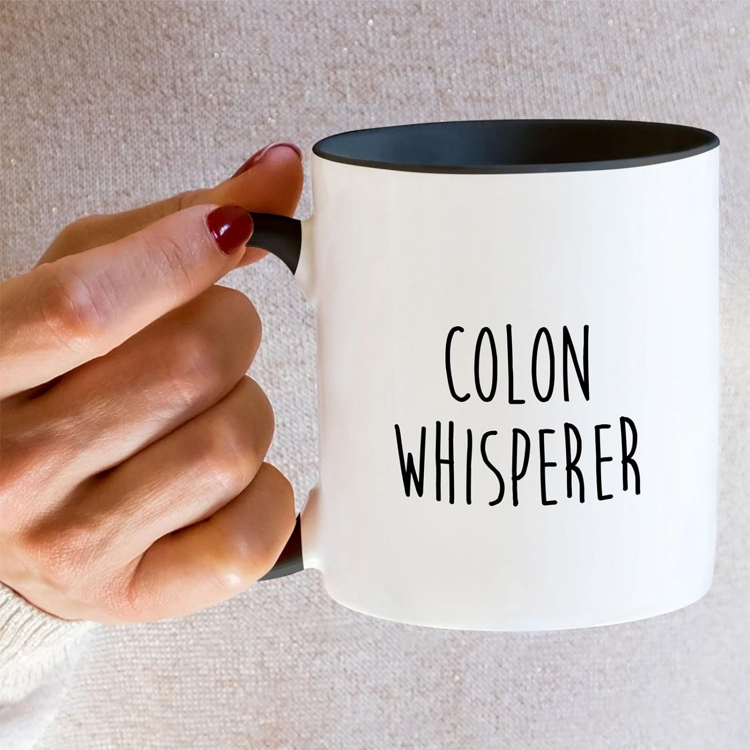 Retreez Funny Gastroenterologist Mug Gift Gastroenterology Doctor Colon Whisperer 11 Oz Ceramic Coffee Mug - Sarcastic Motivational Inspirational birthday gift - White Mug with Black Handle and Inner - Image 5