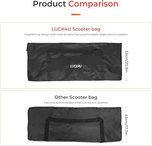 Miniatura 7 de Bolsa de scooter eléctrico de transporte elevado, bolsa de almacenamiento ligera plegable Accesorios para Segway Ninebot G30 MAX Series Xiaomi M365