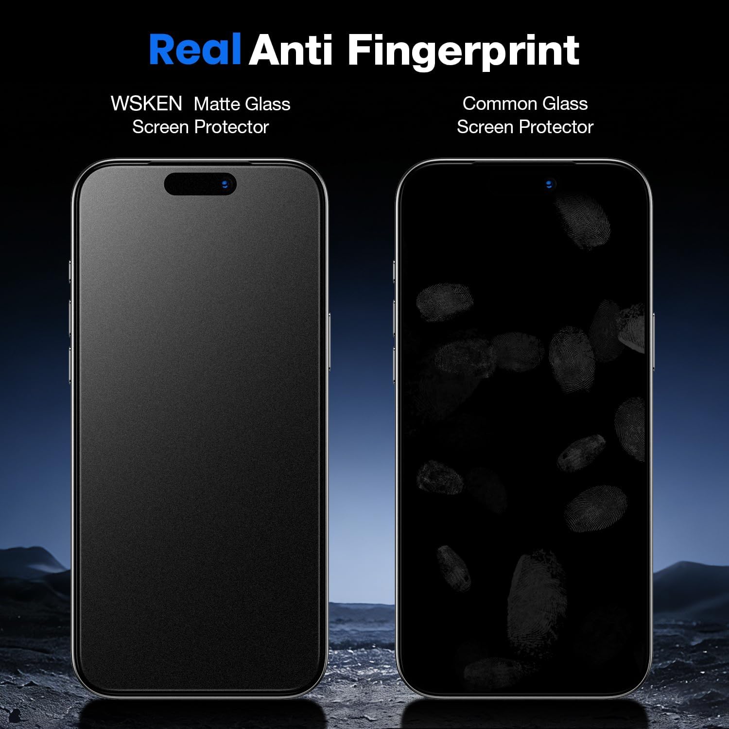 WSKEN for iPhone 18 Pro Max Matte Privacy Screen Protector - Anti Glare