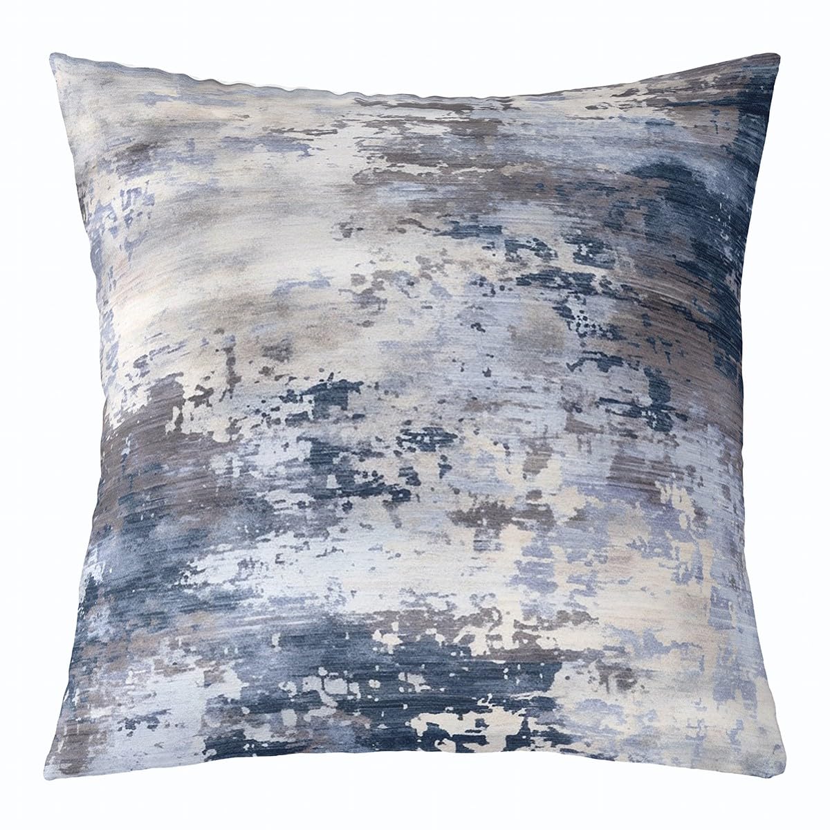 Housse de coussin bleu marine pour créer une ambiance cocooning dans le salon