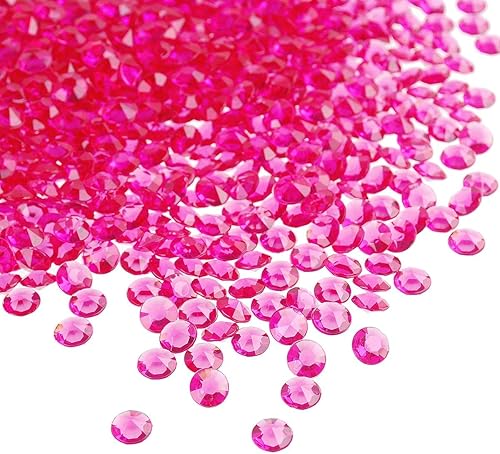 3500 piezas de jarrón acrílico de 0.236 pulgadas (0.236 in), piedras preciosas de dispersión de mesa para bodas, espectáculos de novia, fiesta de