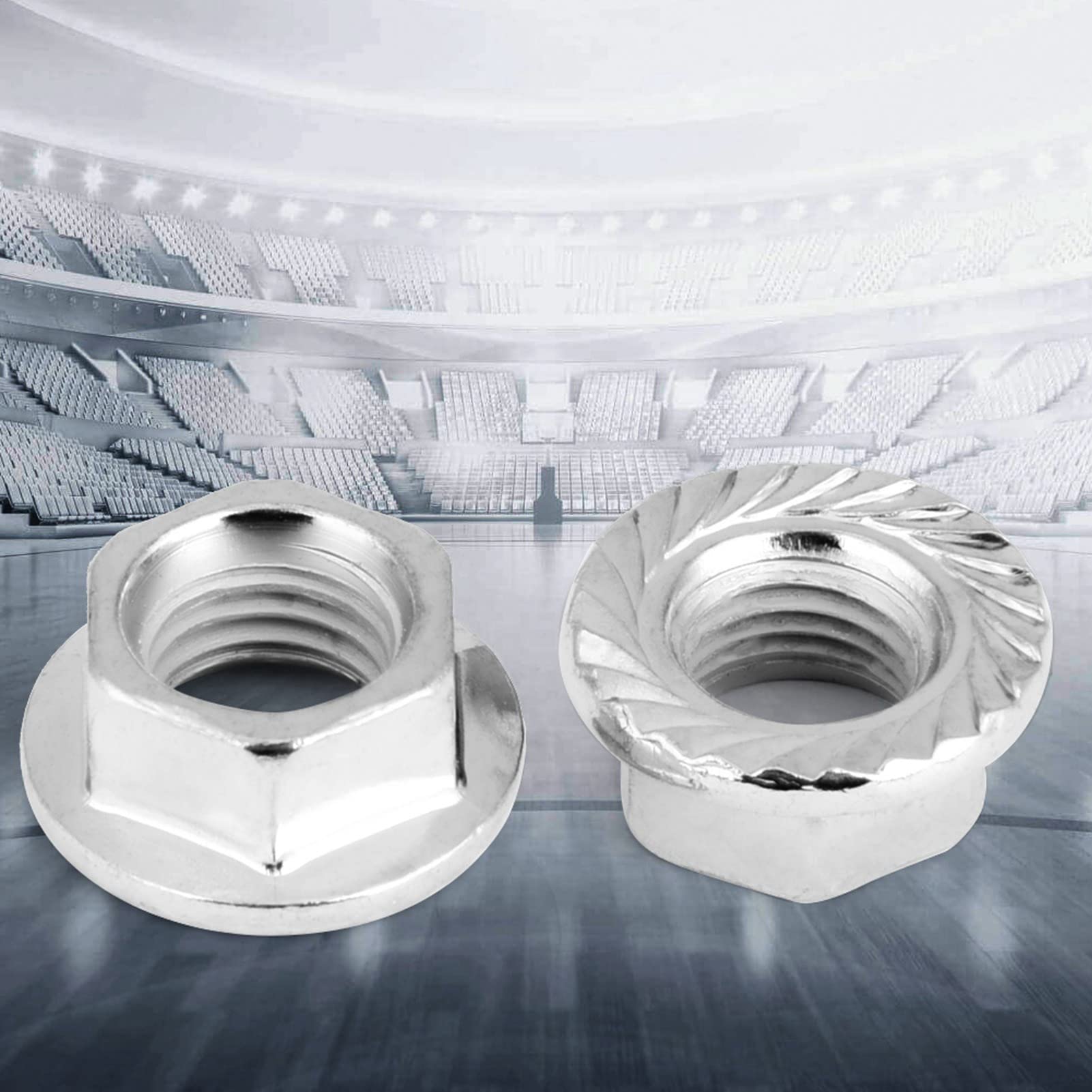 Auveco # 5167 Spin Lock Nut With Serrations 5/16