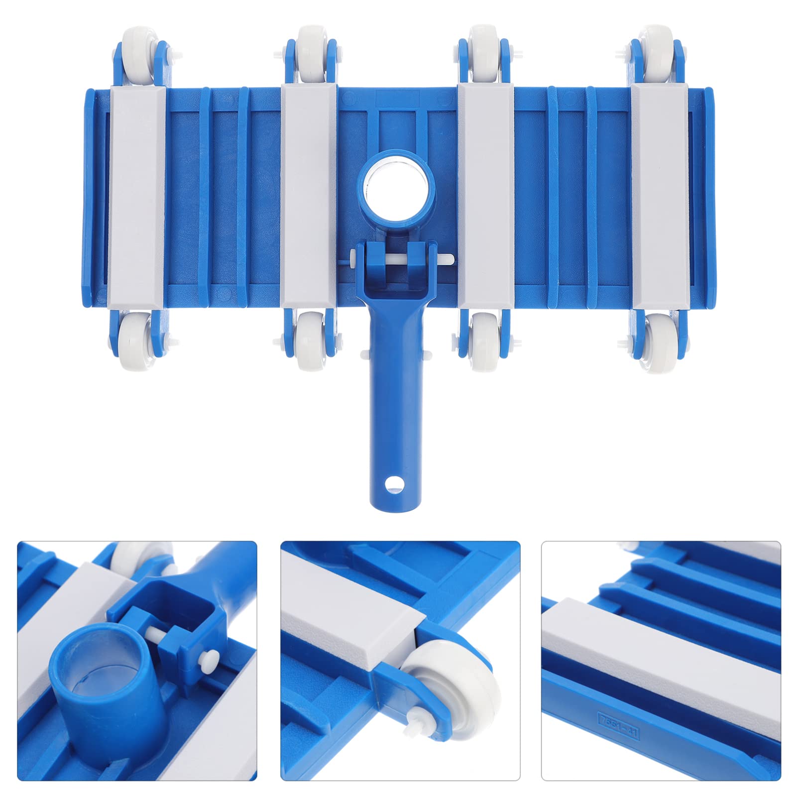 Garneck Cabezal de Piscina para Aspiradora Cuerpo Flexible de Abs, Fácil de Instalar, Adecuado para Limpieza Interior y Exterior de Piscinas