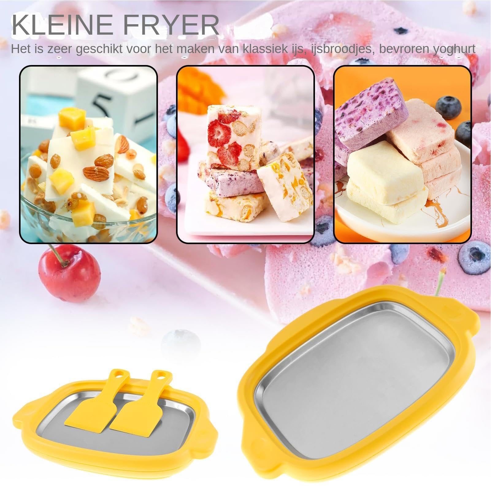 Ice Cream Making Plate Rolled Ice Maker 34 x 29 x 5.5 cm Ice Plate for Ice Rolls Roller Plate Ice Maker Ice Maker Ice Cream Roll Plate for Making Ice Cream