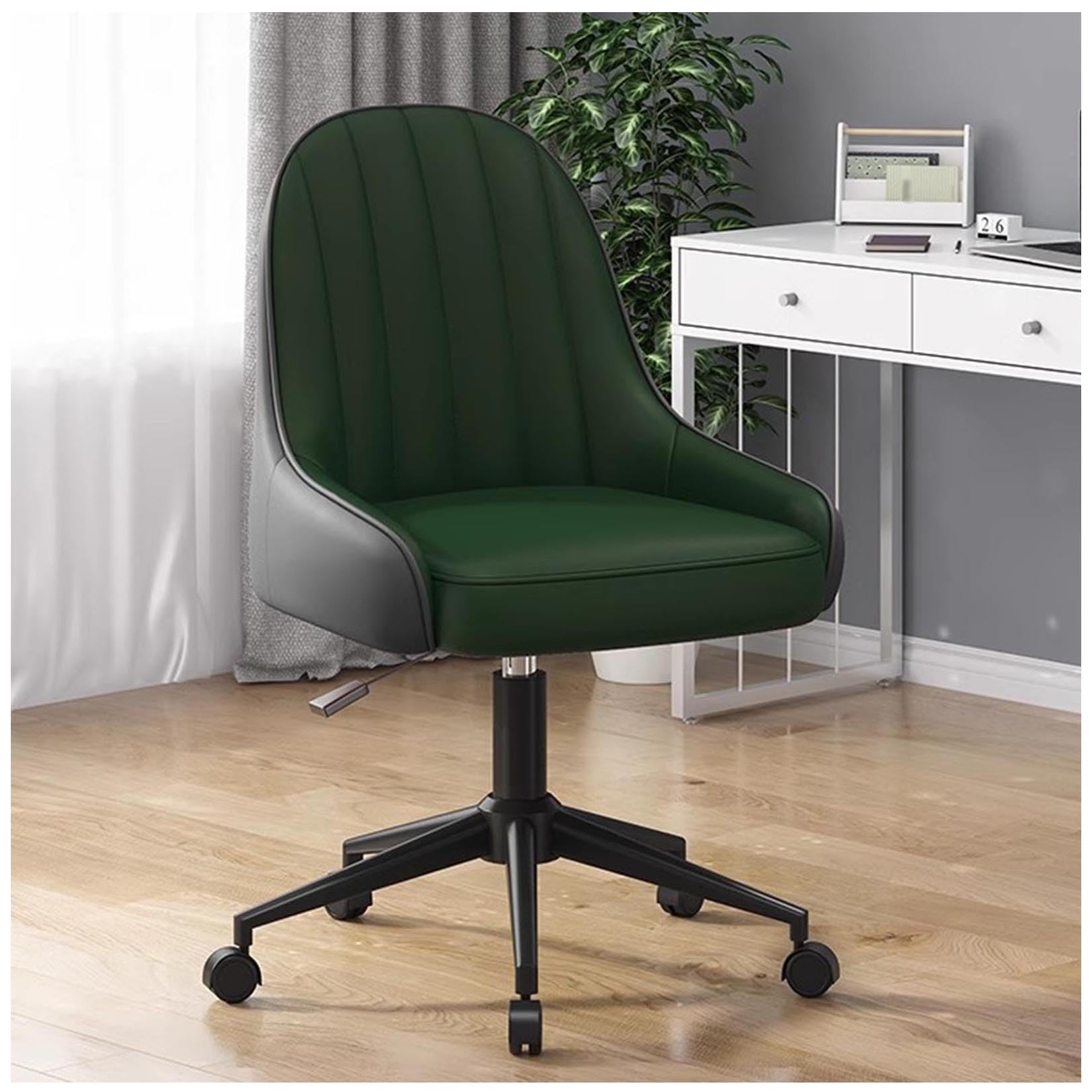 ASerZenith Ergonomic Office Chair, 360° Swivel Adjustable Height Desk Chair With Comfy Back, Leather Computer Task Chair For Home, Office, Easy To Assemble,B-Height 73