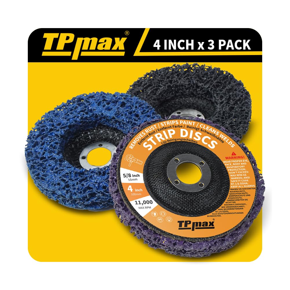 Angle Grinder Strip Discs - Rust & Paint Removal -13