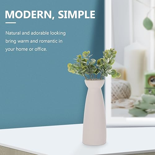 Miniatura 8 de EXCEART Tallos de eucalipto artificiales, 10 piezas de hojas de eucalipto falsas, ramas de vegetación sintética para mesa de boda, centro de mesa,