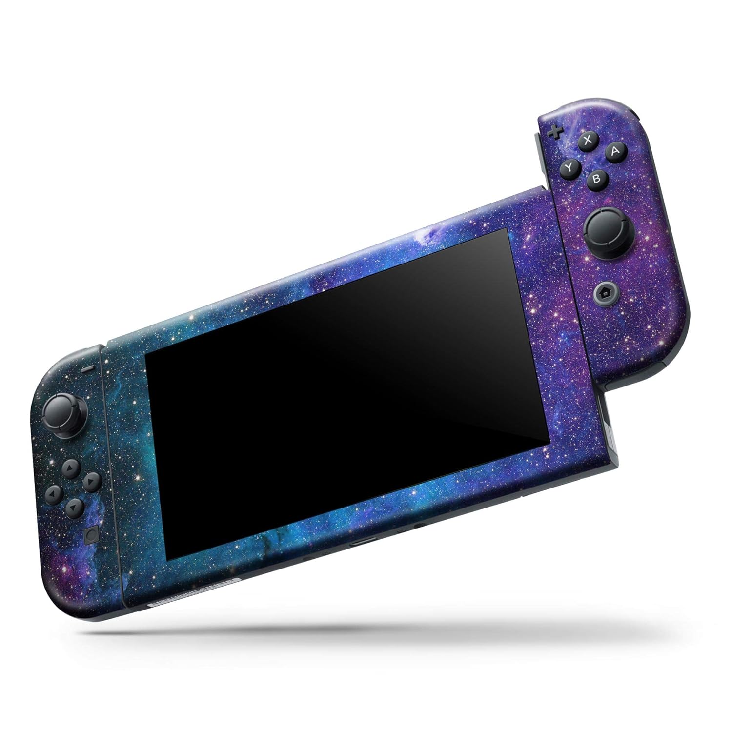 Design Skinz - Compatible with Nintendo Switch OLED Console + Joy‑Con - Skin Decal Protective Scratch-Resistant Removable Vinyl Cover - Azure Nebula