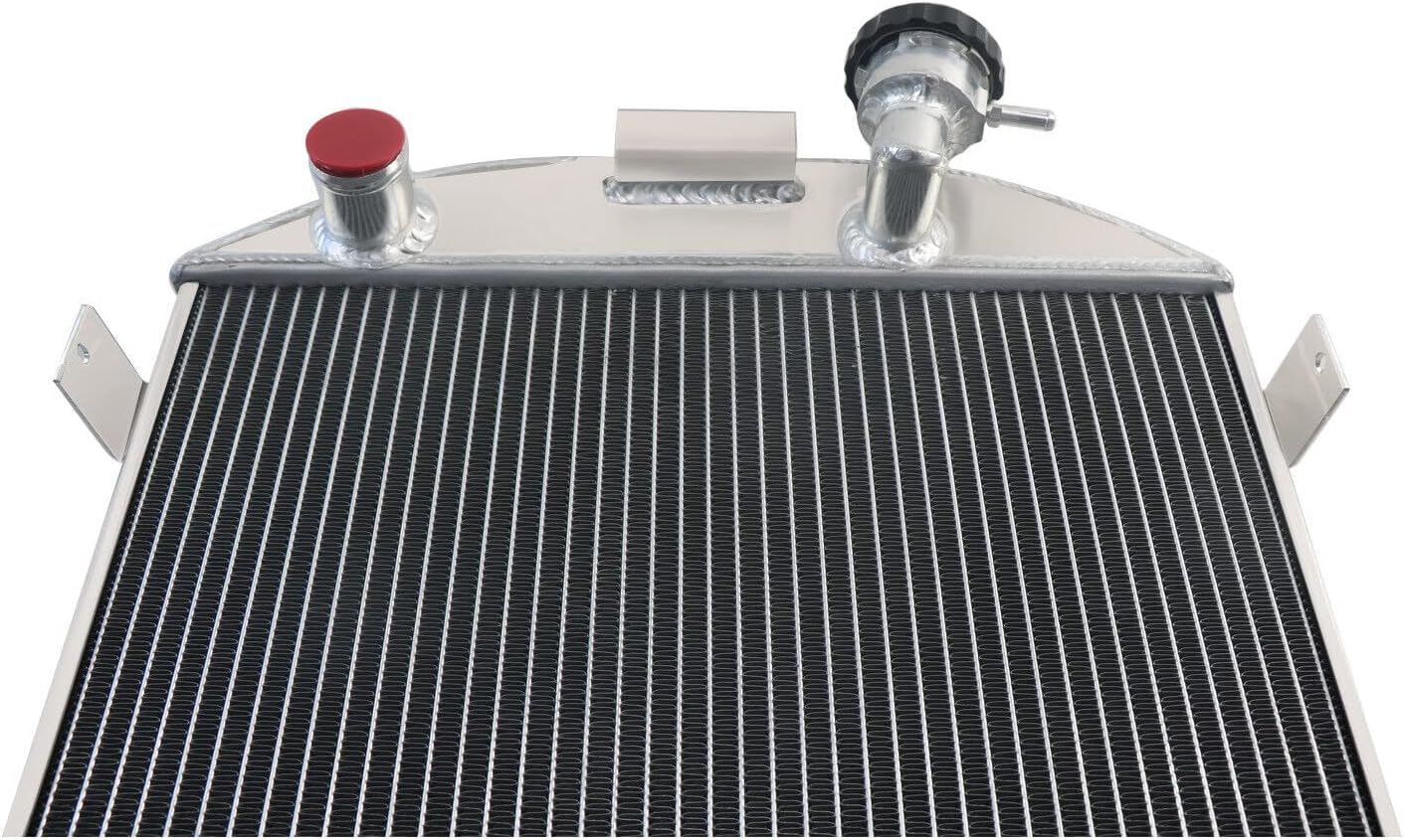 ALLOYWORKS 4 Row Core Aluminum Radiator For 1928-1932 Ford Model A/Hi-Boy Chevy Engine