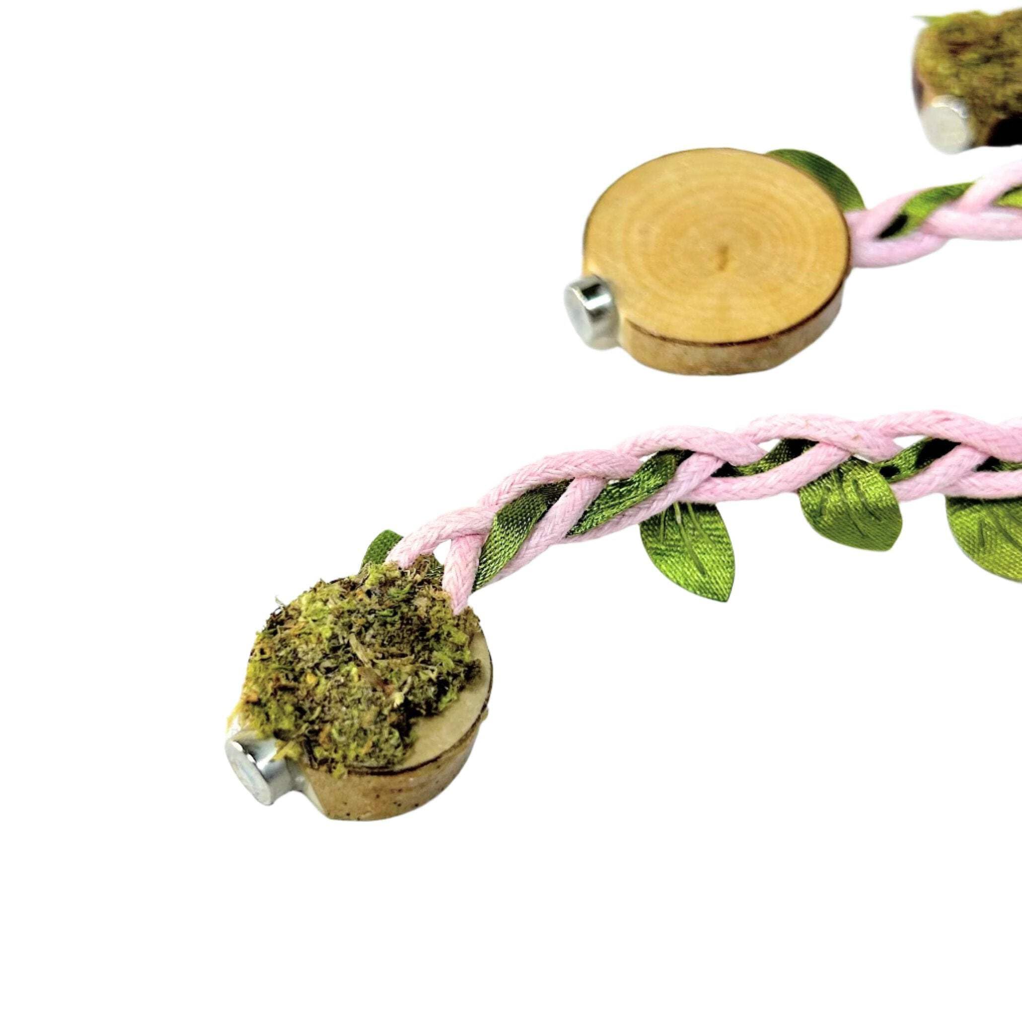 Opus Vita Jumping Spider - Rope bridges with Twine - Spider Enclosure Decor - Professionally made to cleverly attach to your Insect Enclosure Natural Twine/Green Single — view 7