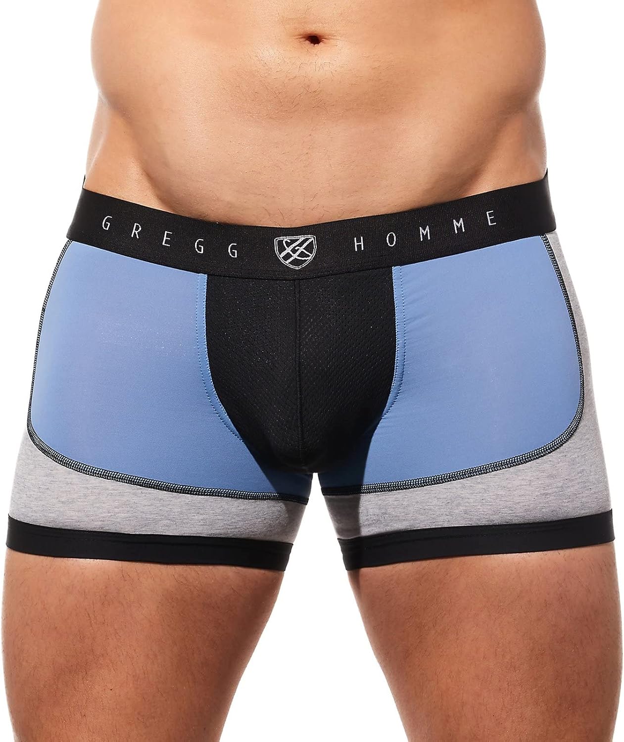Gregg Homme Men's Room-Max Gym Enhancing Trunk, 190555, Blue, L