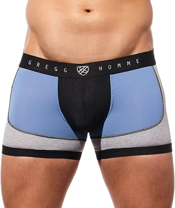 Gregg Homme Mens Room-Max Gym Enhancing Trunk, 190555, Blue, M