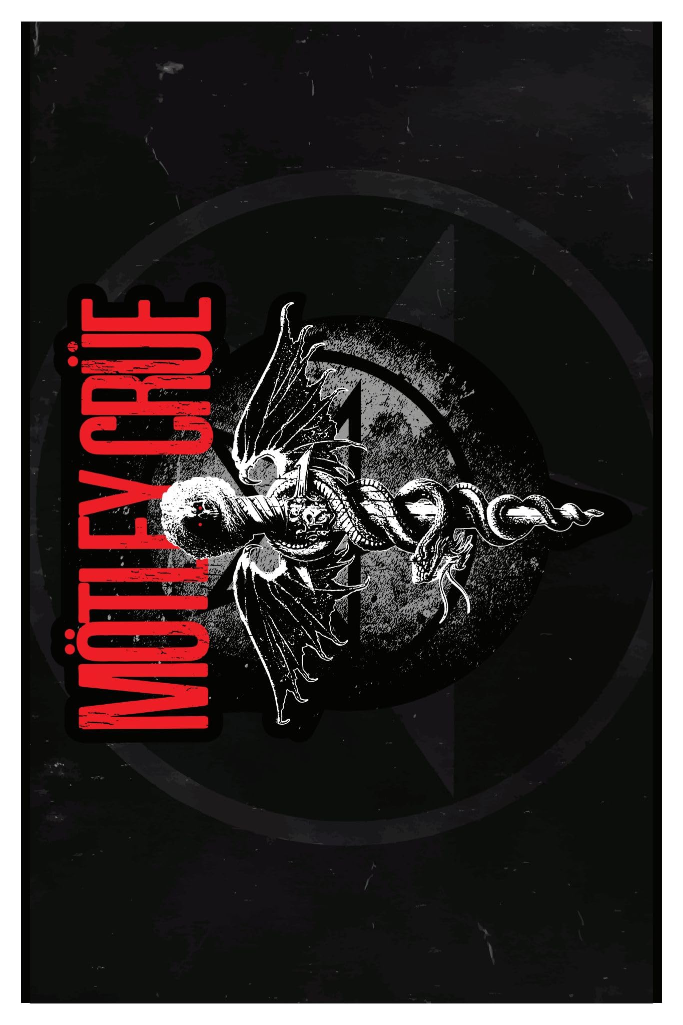 Desert Cactus Motley Crue Poster 11 x 17 Inch Room Office Décor Decoration Official Fan Gear (11x17 inch,Design A, Paper)