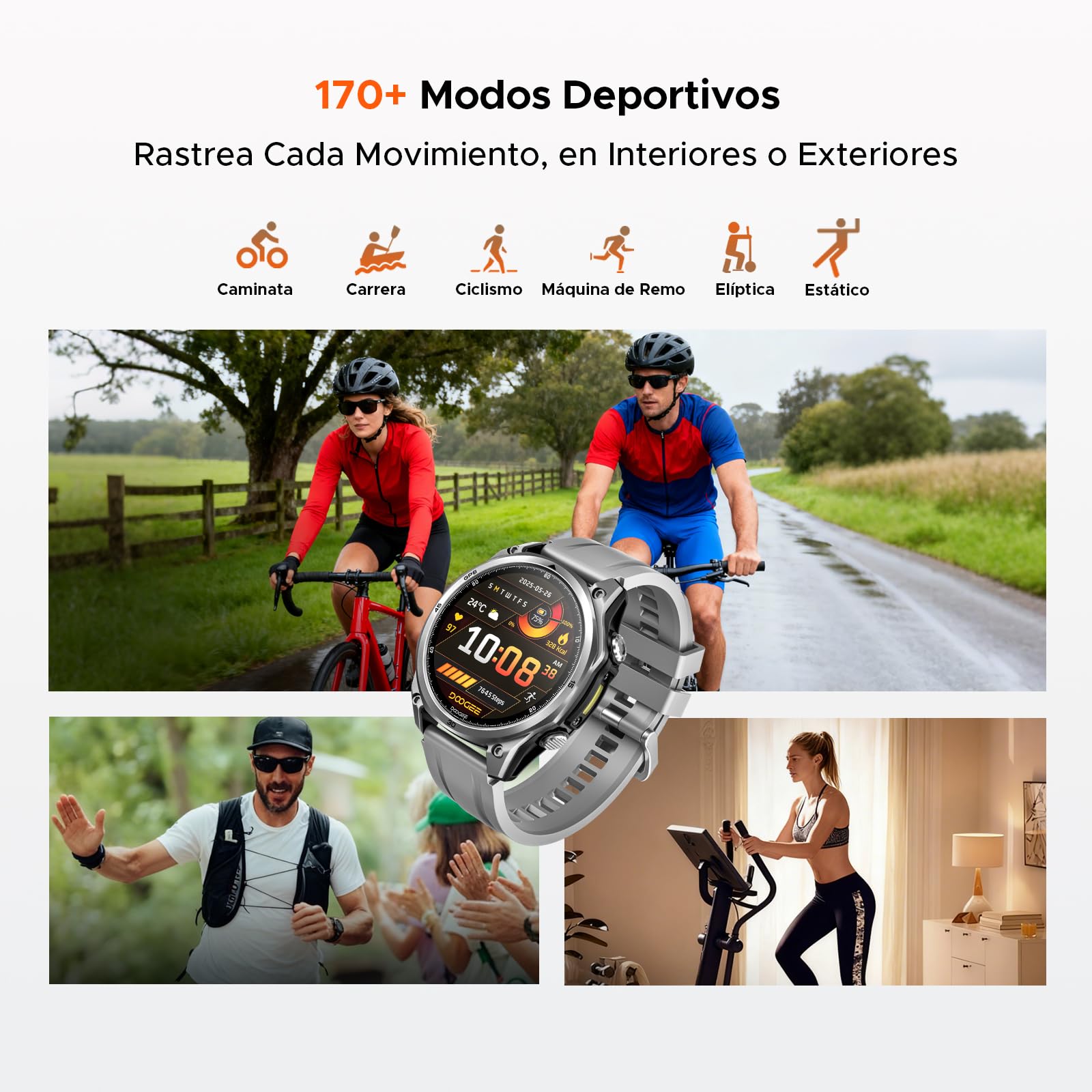 ANYWISEW1, Reloj Inteligente Militar para Hombre, GPS de Doble Banda 5ATM, Compatible con Android y iOS, Pantalla AMOLED de 1,43", más de 170 Modos Deportivos