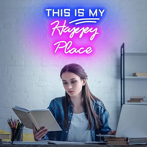 Miniatura 7 de Iluminación de neón para decoración de pared, letrero de luces LED alimentado por USB con interruptor para fiesta, oficina, habitación de los niños,