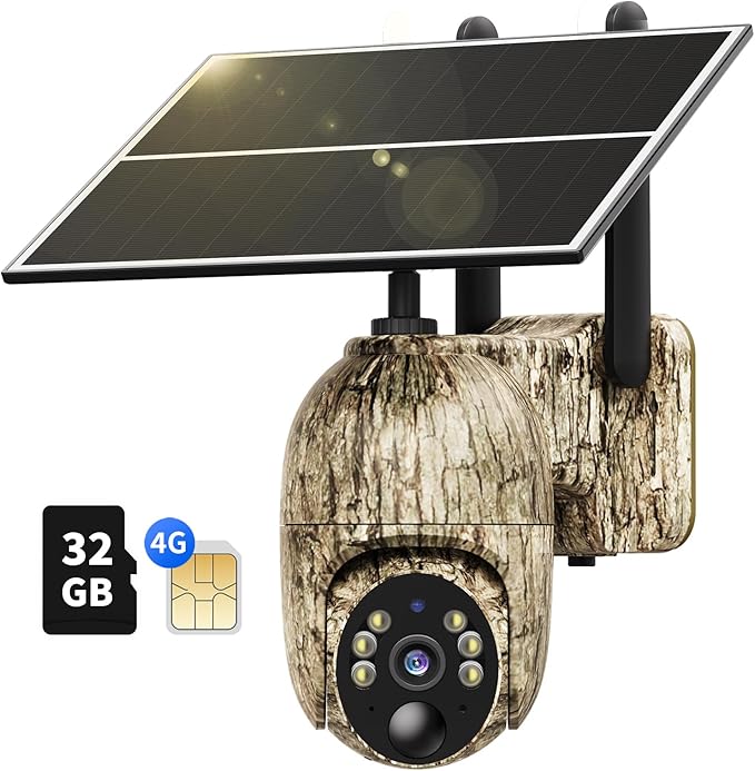 Fotocamera Da Caccia 4G Tzziel - Fototrappola Con SIM, Visione Notturna, Impermeabile - Foto 10