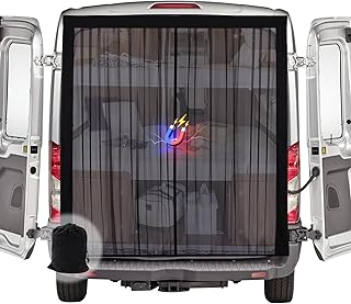 ZATOOTO Mosquito Net Van with Magnetism, Fly Screen Car for Mercedes Vito and Marco Polo Volkswagen Transporter, Centre Magnetic Closure for Insect Protection Car