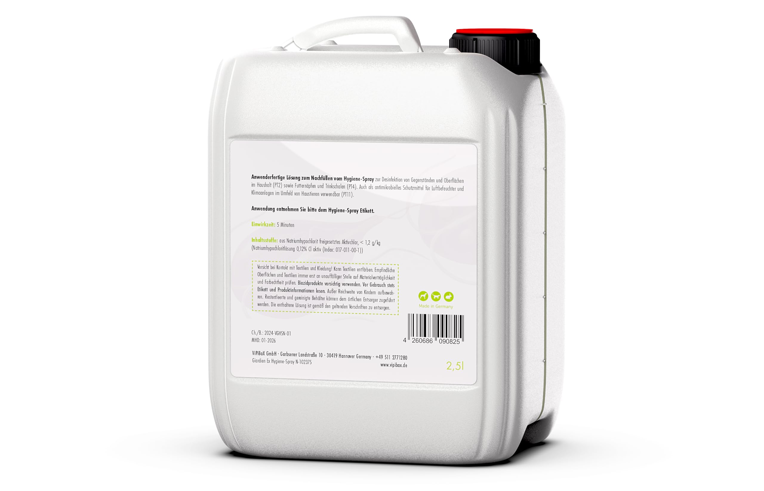 ViPiBaX Giardien Ex Spray do higieny uzupełnienie 2,5L dla psa kota