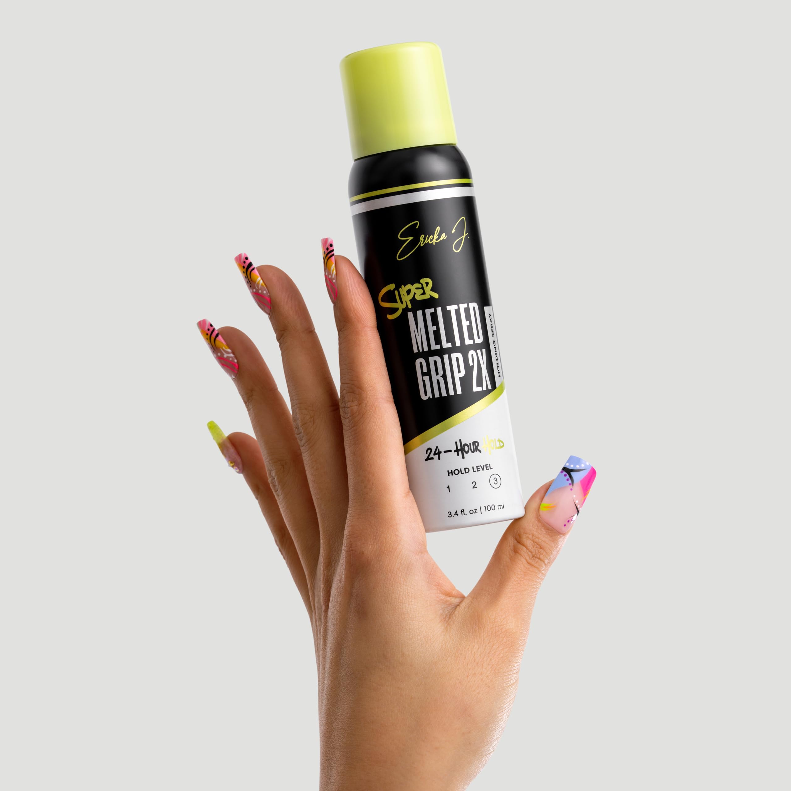 Amazon.com: Ericka J Super Melted Grip Spray 3.4 fl oz – 2X Strong