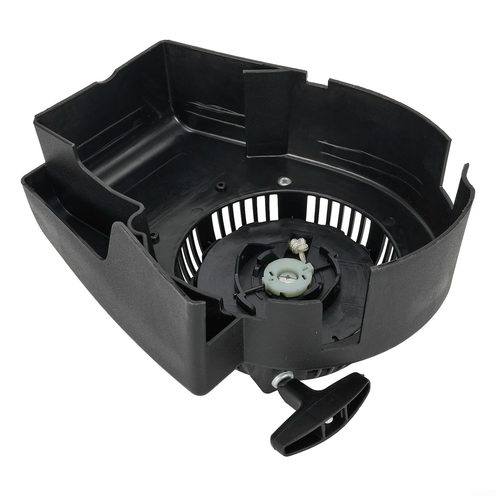 Risveglio Recoil Starter Assembly, Lawnmower Engine Parts for Mountfield HP454 RV40 RV150, SV150 V35 V35R M150 150cc, Black Plastic